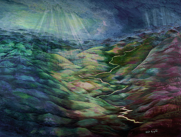 Distant Storm Painting